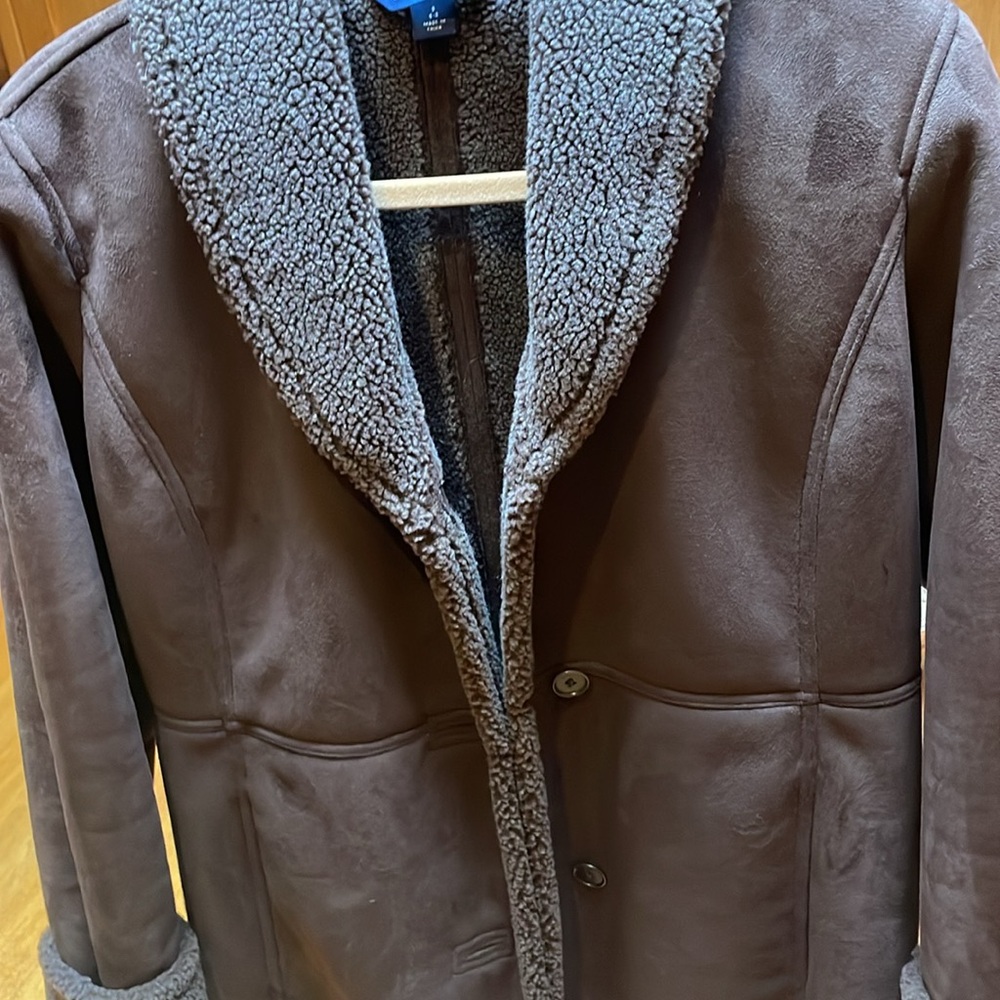 Lands’ end women’s long coat 6-8